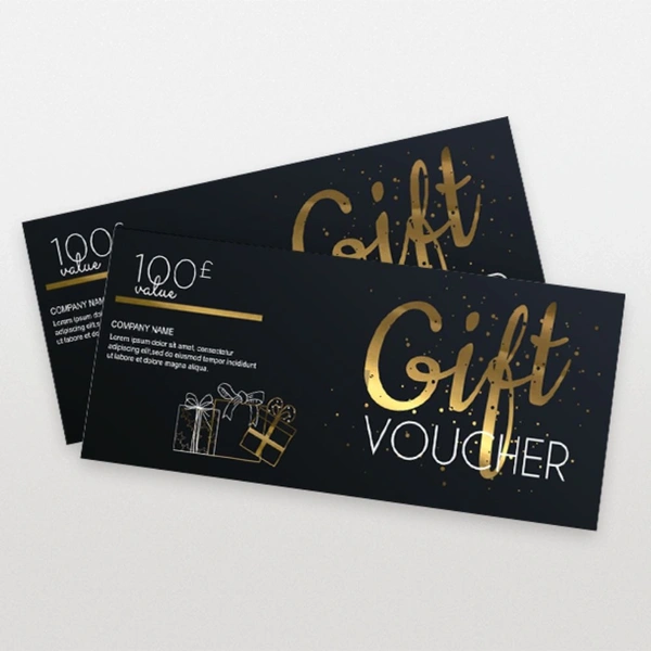 Foil Gift Vouchers