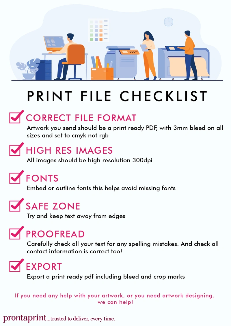  Print File Checklist